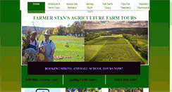 Desktop Screenshot of farmerstansfarmtours.com